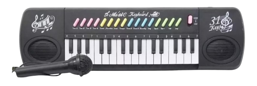 Multifunctional Musical Kids Piano Keyboard with Microphone (31 Keys)