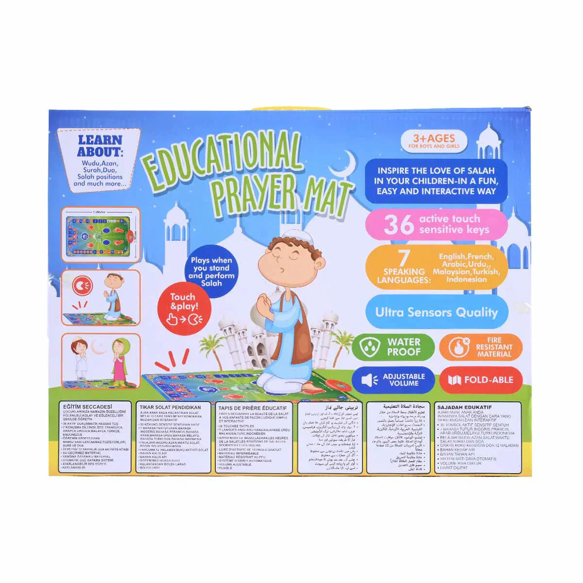 Interactive Educational Prayer Mat for Kids