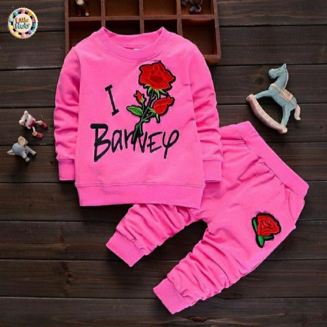 Pink Sweatshirt & Trouser