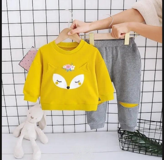 Fleece Tracksuit for Baby Girls