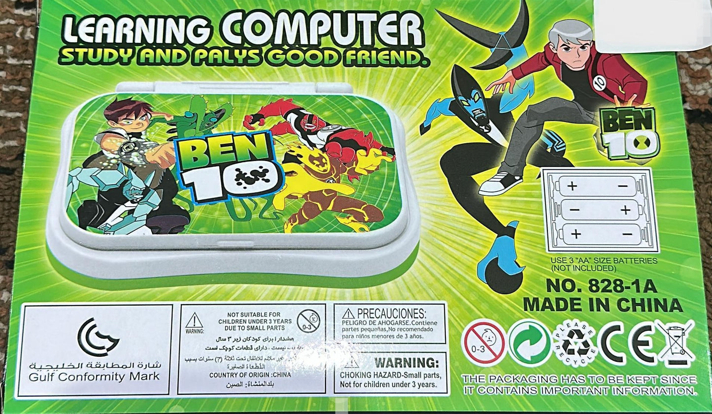 BEN 10 Learning Educational Laptop Toy for Kids