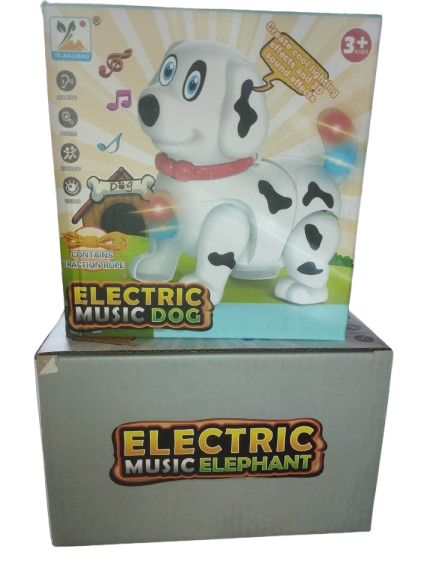 Electric Music Dog – Interactive LED Light & Music Toy for Kids